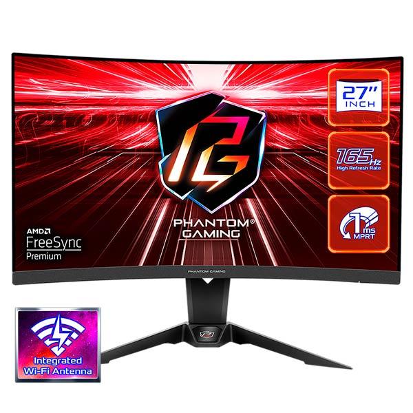 ASRock Phantom PG27Q15R2A WiFi Curved Gaming Monitor